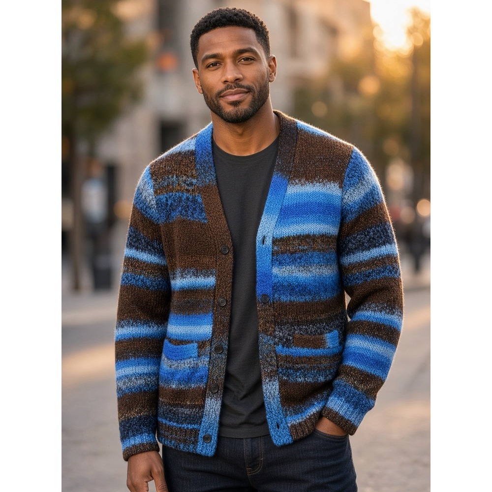 Todd Snyder Kitchen Sink Cardigan in Blue Toile Italian Wool Alpaca NWT $398